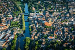 Luftaufnahme der Stadt Rheine 