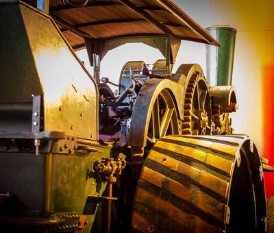 Lokomobile im Moormuseum