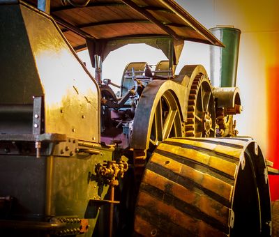 Lokomobile im Moormuseum