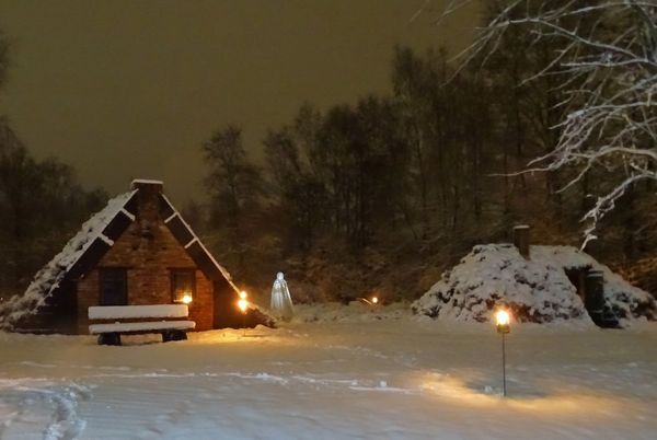 Spökenkieker-Tour auf der Von-Velen-Anlage in Papenburg im Winter