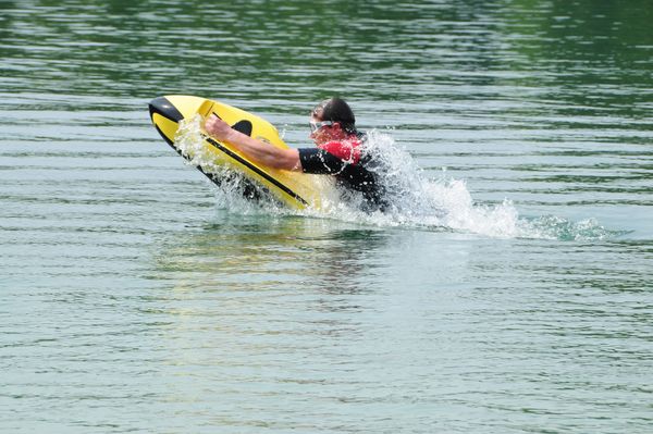 Seabob unterwegs auf dem Dankernsee