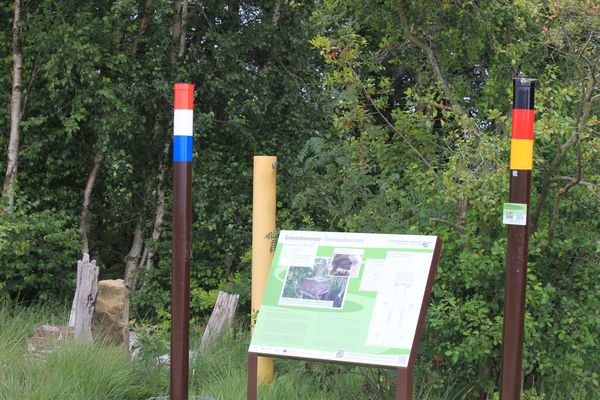 Grenzsteinroute im Naturpark Moor-Veenland – Wegweiser