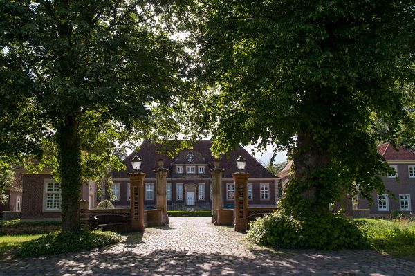 Außenansicht vom Gut Herzford in Lingen-Schepsdorf 