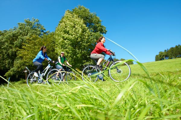 Radfahrer im Münsterland