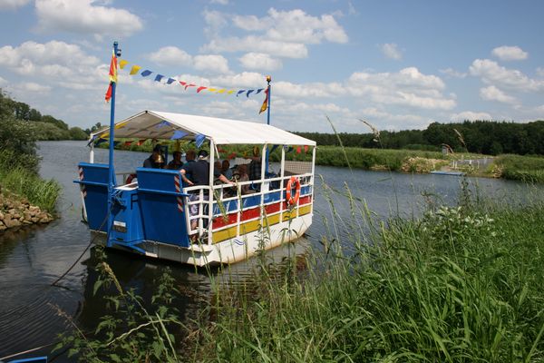 Emsfähre MehrLi - Fahrt über die Ems